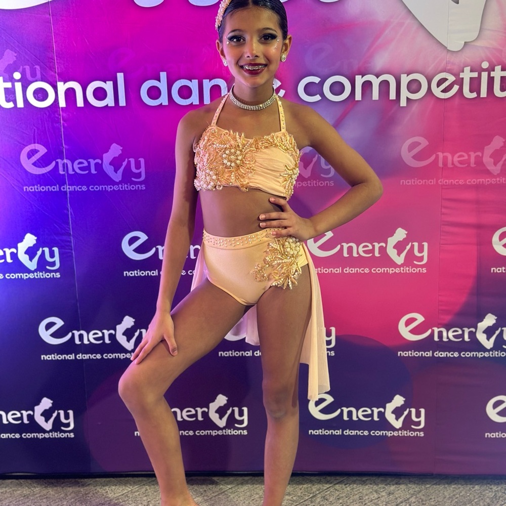 Peach Dance Competition Outfit